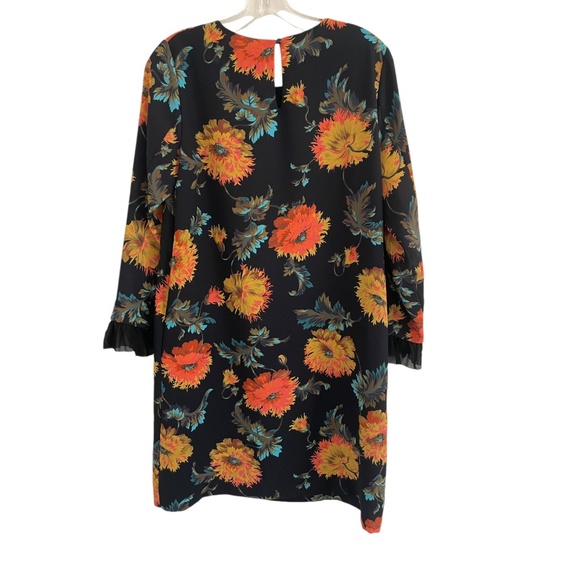 Otto D'Ame Dress Size 4 Floral Black Shift Anthropologie - Picture 5 of 5
